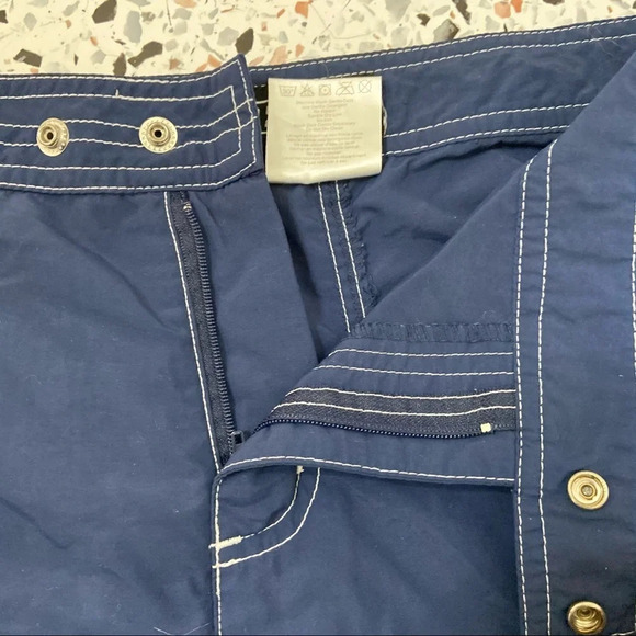 FOX Racing Y2K Casual Shorts Lightweight 100% Nylon Size 7 Summer Swim Moto - Picture 5 of 6